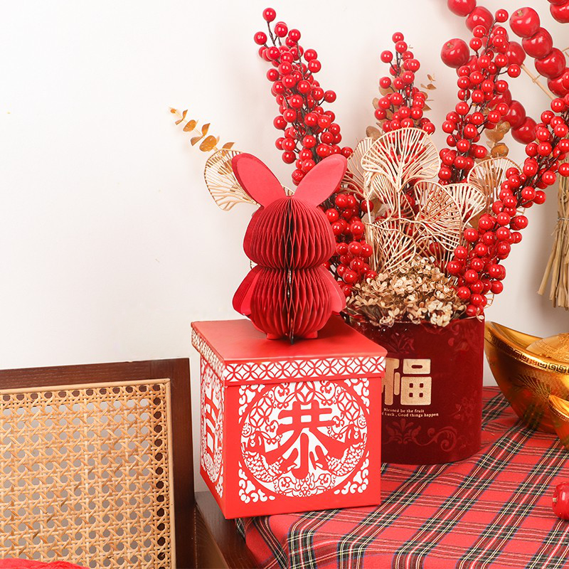 Rabbit Paper Honeycomb Ornaments-03.jpg